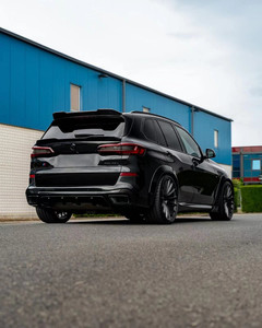 لبي. دبليو X5 G05 F95 طقم جسم عريض من ألياف الكربون حالة جديدة ناشر شفاه أمامي من ألياف الكربون ملحق كابح للجسم العريض - Product Image 5