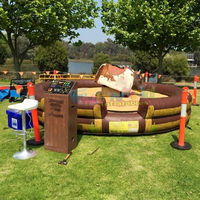 Toro Mecanico Gonflable Électrique pour Jeu d'Équitation pour Enfants - Événements Extérieurs Commerciaux Matériau PVC Capacité 500KG Portable
