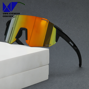 Gafas <span class=keywords><strong>de</strong></span> Sol Deportivas <span class=keywords><strong>para</strong></span> Adultos, sin Montura, Tamaño 69-18-125, <span class=keywords><strong>Lentes</strong></span> Polarizadas Doradas con Espejo, Protección UV400, <span class=keywords><strong>para</strong></span> Ciclismo, Senderismo y Deportes al Aire Libre - Product Image 3