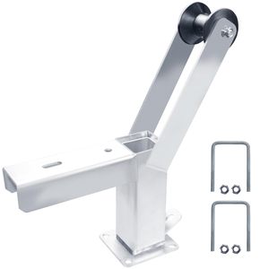 Boulons en U de support de treuil de remorque, accessoires pour treuil de 3 pouces x 4 pouces, réglable, galvanisé, convient à la barre de traction de remorque de 3 pouces x 4 pouces - Product Image 1