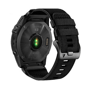 Bracelet de montre tactique en nylon à dégagement rapide 22 mm/26 mm pour Garmin <span class=keywords><strong>Tactix7</strong></span> Pro Fenix 8 Series - Product Image 5