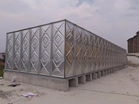 Réservoir d'eau intégré BDF de qualité alimentaire pour usage domestique, réservoir hybride modulaire à connexion par boulons pour zones à eau dure