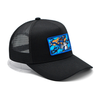 Topi Trucker bahan berkualitas hiasan gantung lubang hati Snapback kustom