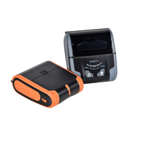 Imprimante thermique de reçus 80 mm avec coupe-papier automatique, USB, Ethernet, batterie 2000 mAh, mini imprimante portable pour restaurant, commerce de détail, cuisine, OEM