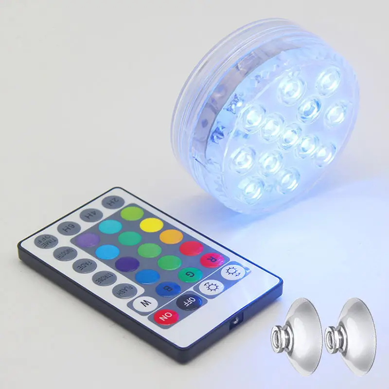 13 Led telecomando luce sommergibile IP68 impermeabile multicolore lampada da notte subacquea per piscina