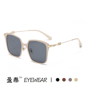 Eyewear Square Sunglasses <b>Pink</b> Metal <b>Frame</b> UV400 Unisex Fashion - Product Image 4
