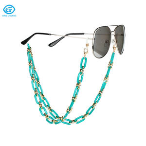 2025 acrylique mode multicolore léger <span class=keywords><strong>lunettes</strong></span> chaîne décorative <span class=keywords><strong>lunettes</strong></span> de soleil chaîne suspendue - Product Image 3