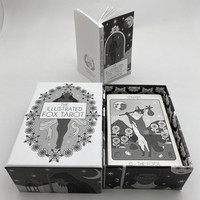 Fabricant professionnel de cartes de tarot personnalisées, bords dorés et boîte magnétique, service OEM