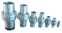 Bahan aluminium Kopling tipe Storz 1-1/1/2 inci ke 4 inci untuk sistem pemadam kebakaran