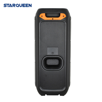 Haut-parleurs de fête portables OEM doubles de 6,5 pouces, lecteurs de musique populaires pour karaoké, audio Bluetooth actif sur batterie en plastique pour DJ