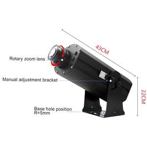 Noël Extérieur 200w watt LED Logo Gobo Océan Eau Vague Ondulation Lumière Gobo Projecteur - Product Image 3