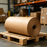 Papel Kraft para Patrones de Ropa, Rollo Pequeño, 100~450GSM, Papel Liso para Sala de Corte de Prendas, Dibujo a Mano y Plotter