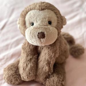 Большая плюшевая игрушка-обезьянка Smaji из вельвета, 34 см, милая мягкая игрушка для младенцев, малышей и детей, подарок - Product Image 3