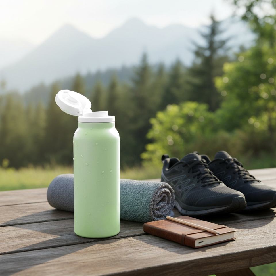 Eco-Friendly Stainless Steel Water Bottle Double Wall Vacuum Insulation ...