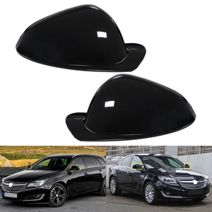 Cubiertas de Espejos Retrovisores Laterales Izquierdo y Derecho en Negro Brillante, Rojo y Blanco para Vauxhall Opel Insignia <span class=keywords><strong>a</strong></span> G09 2008-2017 - Product Image 2