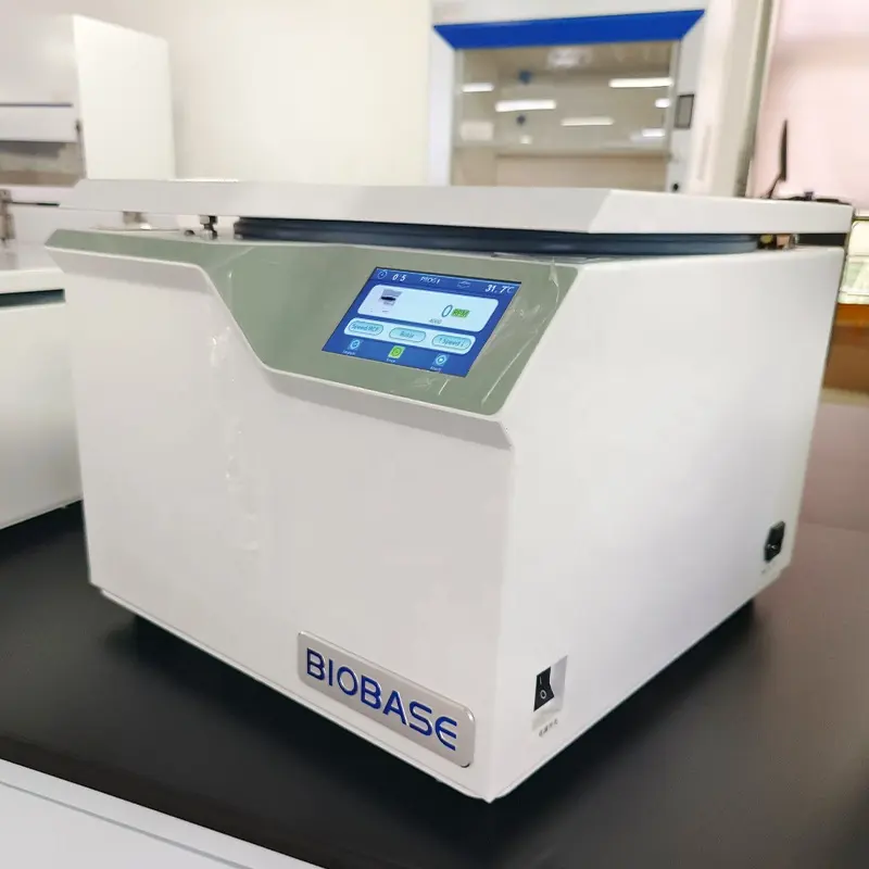 BIOBASE centrifuga store 20 programmi memoria automatica dagli ultimi programmi di funzionamento centrifuga per laboratorio