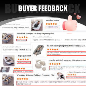 Oreiller <span class=keywords><strong>de</strong></span> <span class=keywords><strong>grossesse</strong></span> en forme <span class=keywords><strong>de</strong></span> J avec housse en coton, soutien du dos et du ventre, <span class=keywords><strong>pour</strong></span> le sommeil prénatal et la récupération postnatale - Product Image 5