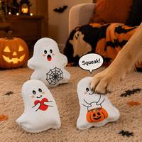 Famipet Fabricant Grossiste – Nouveauté Halloween : Jouet en Peluche Sonore pour Chien, Motif Fantôme Amusant, Doux et Froissé, pour Chiots – Lot de Jouets pour Animaux de Compagnie