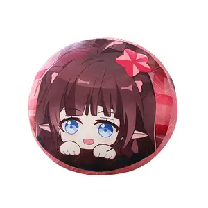 Kustom kawaii bulat llaveros de anime dakimakura tokoh manga bantal mewah boneka pelukan bantal gadis anime