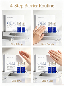 เซรั่มบำรุงผิวหน้าบลูเปปไทด์ OEM ผลิตตามสั่ง เซรั่มบำรุงผิวชุ่มชื้น ซ่อมแซมผิว เซรั่มบำรุงผิวเรียบเนียน เซรั่มเปปไทด์ - Product Image 4