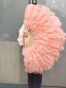 Oferta Económica de Hermosos Abanicos de Plumas de <span class=keywords><strong>Avestruz</strong></span> Grandes y Esponjosas Teñidas de Colores para Baile y Decoración de Actuaciones de Carnaval - Product Image 3