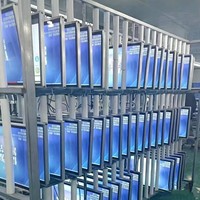 Pantalla Táctil Comercial de 43, 49 y 55 Pulgadas, Señalización Digital LCD de Alta Definición Montada en la Pared, Equipada con Sistema Android