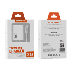 Cargador de Pared USB Somostel de 10W 2.1A para Celulares, Cargador Rápido para Teléfono Móvil - Product Image 5