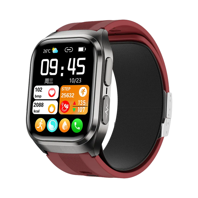 2025 Health Monitoring Smart Watch With Air Pump Blood Pressure Monitor Fitness Tracker Android IOS Compatible Smartwatches
