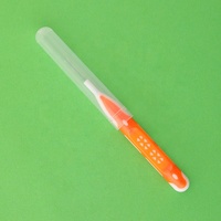 2024 nouvelle usine top ventes brosse interdentaire OEM/ODM poils en Nylon 4S-S fil inoxydable couleur poignée bambou biodégradable utilisations quotidiennes