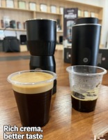 Machine à café portable rechargeable par USB pour le camping, les voyages, la randonnée, l'utilisation en extérieur ou à l'hôtel, semi-automatique, à capsules de café