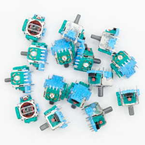 Совместимый игровой 3D-джойстик премиум-класса с зелёной и синей основой, без вибрации, для PS4 - Product Image 6