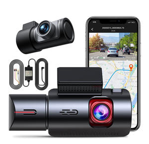 Caméra embarquée 3 canaux à double objectif 4K+1080P+1080P, avant/arrière, GPS intégré, vision nocturne large de 170°, surveillance de stationnement 24h/24, enregistreur vidéo - Product Image 1