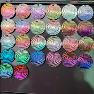 Ombretto Glitter Multicromatico Arcobaleno Impermeabile Cruelty-Free ad Alta Pigmentazione Effetto Vortice Camaleonte che Cambia Colore - Product Image 3