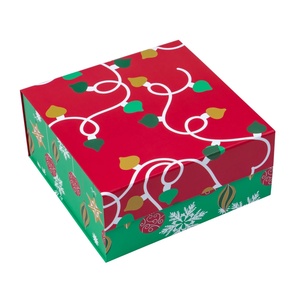 One Piece Folding <b>Box</b> Wholesale Exquisite <b>Gift</b> <b>Box</b> <b>Magnetic</b> Folding Flat-top <b>Box</b> With Many Styles Can Be Customized in Stock - Product Image 1