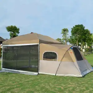中国工厂帐篷制造商批发定制大型户外折叠野营扩展家庭派对户外活动帐篷