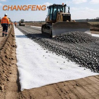 Tissu géotextile non tissé PP/PET pour la construction routière et le drainage, géotextile non tissé haute résistance pour le contrôle de l'érosion