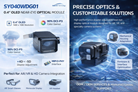 Module optique de viseur électronique OLED de 0,4 pouce 1440 * 1080 |   Viseur à dioptrie réglable pour appareils photo HD et professionnels