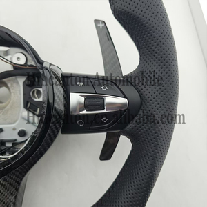 Volant en cuir perforé en fibre de carbone le plus populaire pour BMW E90 E91 E92 E93 Série 3 - Product Image 4