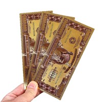 Carte-billet commémorative de 1 million de dollars en feuille d'or Statue de la Liberté, souvenir patriotique américain, objet de collection, cadeau