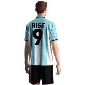 Camiseta de Fútbol Versátil con Cuello Plegable, Tejido de Secado Rápido y Paneles que Controlan la Humedad para Entrenamientos - Product Image 4