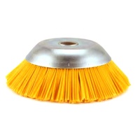 8 pouces Nylon brosse tondeuse battre la tête de la maison désherbage roue brique couture désherbage rouleau brosse