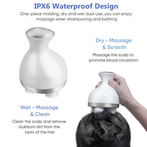 Nouveauté Brosse de massage électrique vibrante pour la tête, appareils de massage du cuir chevelu - Product Image 3