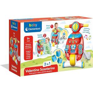 CLEMENTONI BABY - TROTTINETTE 2-EN-1 POUR PREMIERS PAS VALENTINO - Product Image 1
