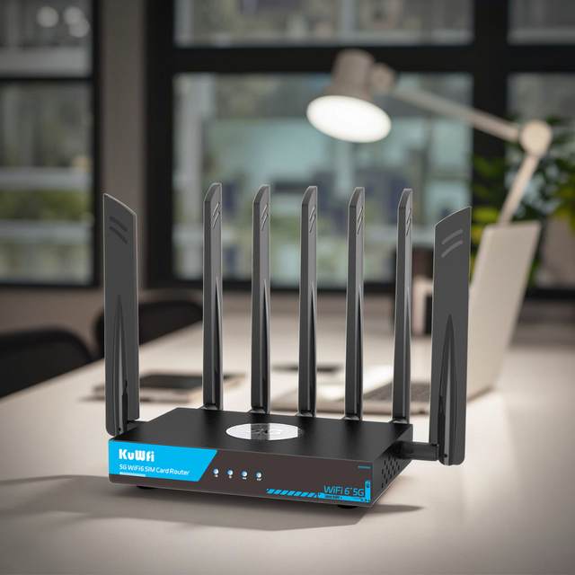 5G Dual SIM MESH Router OpenWrt Support VPN Server IMEI Change & SIM Slot | Indoor High-Speed 5G CPE for Office