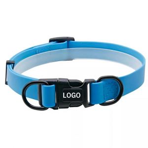 ชุดปลอกคอสุนัขแบบสายรัดไนลอนหรูหราเป็นมิตรกับสิ่งแวดล้อม หลากสี กันน้ำ สำหรับฝึกสัตว์เลี้ยง พร้อมสายจูง แบบไม่มี PVC ลายการ์ตูน - Product Image 4