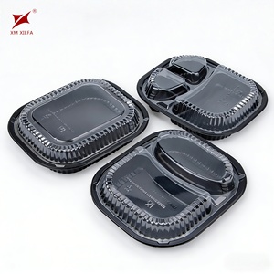 Barquette alimentaire en PP de qualité alimentaire, 1/2/3 compartiments, jetable, pour plats à emporter, compatible micro-ondes, emballage alimentaire en plastique - Product Image 4