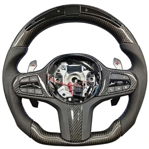 Volant sport en Alcantara de qualité supérieure avec garniture en fibre de carbone pour BM/W G20 G30 G80 G82 M3 M4 Competition 2019-2024 - Product Image 4