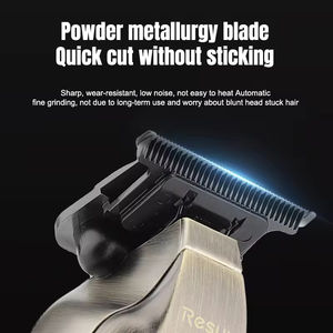 रेसुशी 1991 इलेक्ट्रिक कॉर्लेस हेयर ट्रिमर रिचार्जेबल पेशेवर बारबर हेयर कट विवरण ट्रिमर पेशेवर बाल - Product Image 2