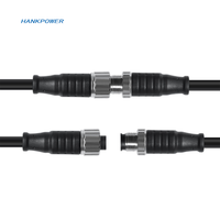Connecteur électrique aviation personnalisé GX12 mâle à femelle M12 étanche câble 2p 3p 4p 5p 8p pour l'automatisation industrielle