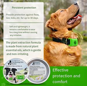 <span class=keywords><strong>Collier</strong></span> apaisant pour animaux de compagnie, sûr, aux huiles essentielles naturelles, boucle en silicone remplaçable, 60 jours <span class=keywords><strong>anti</strong></span>-puces et tiques, résistant à l'eau - Product Image 6